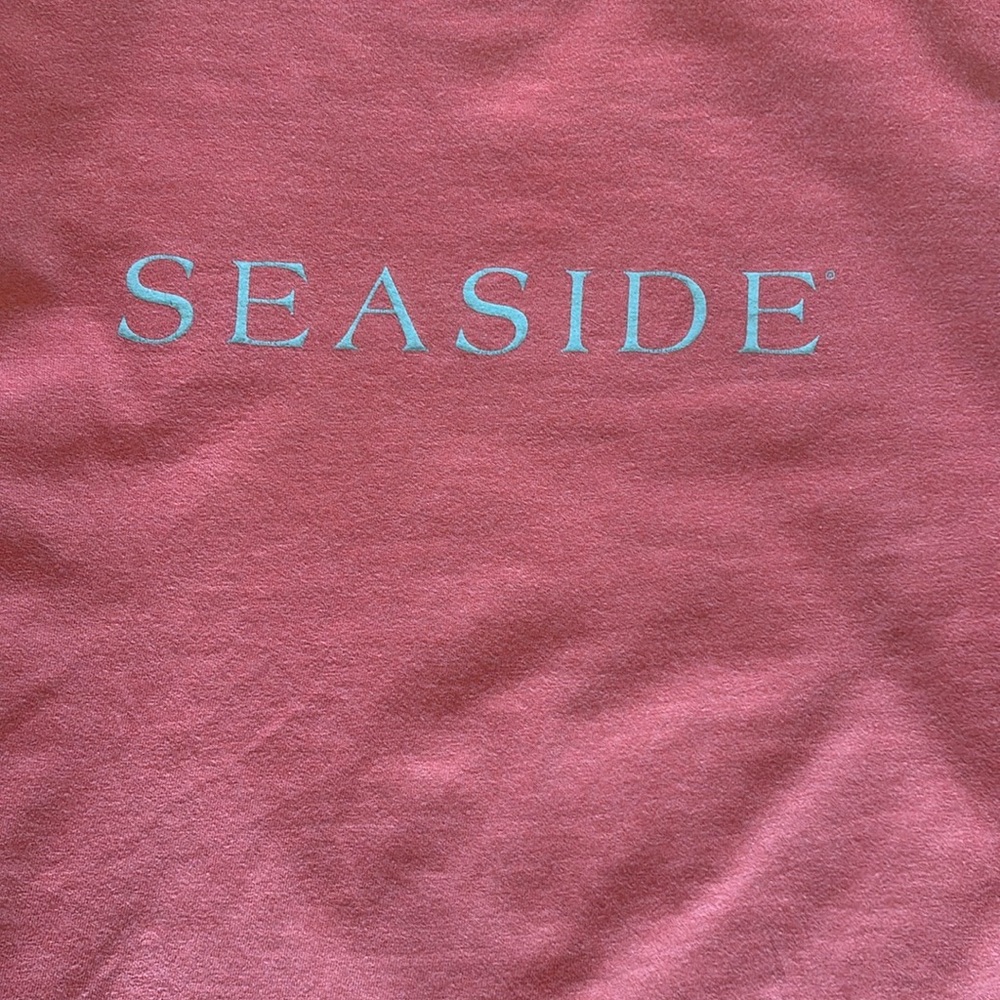 Seaside short sleeved T-shirt in Coral